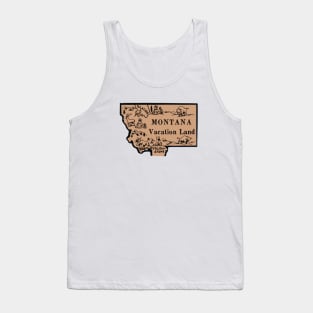 1940s Montana, Vacation Land Tank Top